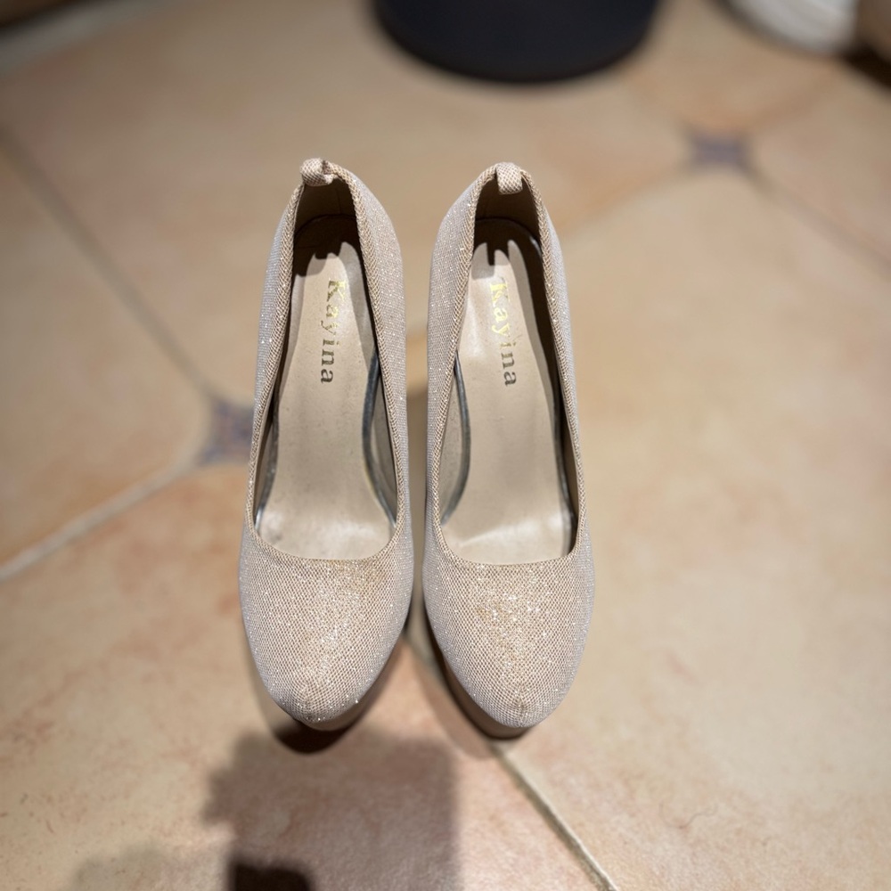 Stylish Beige Heels